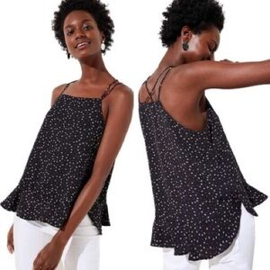 Loft Ann Taylor Women's Strappy Cami-Shell Blouse